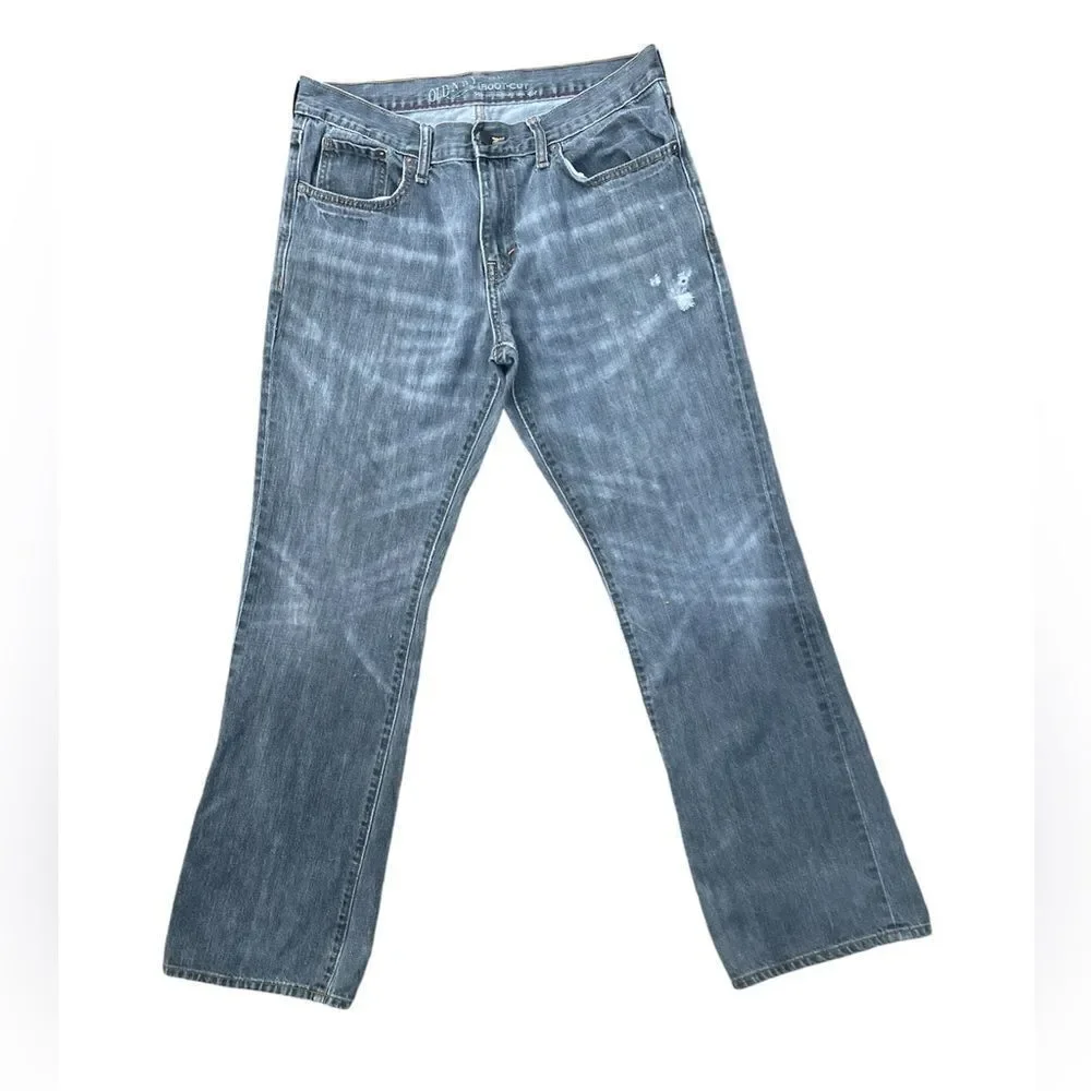 OLD NAVY MEN GRAY WASH JEAN Size 34-34